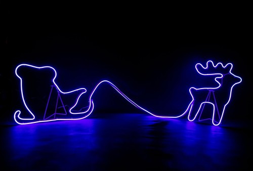 Luci corda neon sagoma - luci,