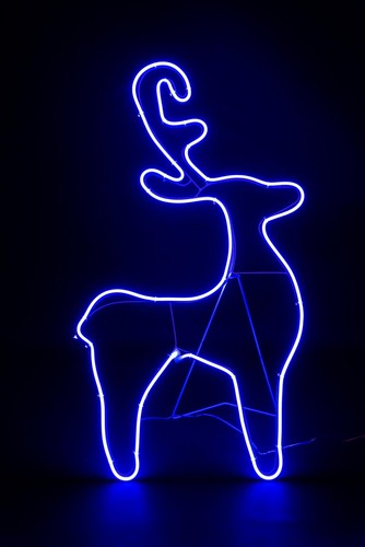 Corda neon luce sagoma natale - neon,