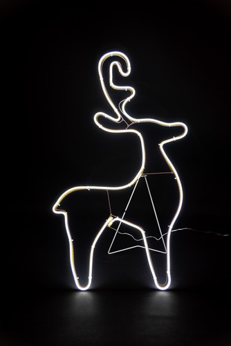 Corda neon luce sagoma natale - neon,