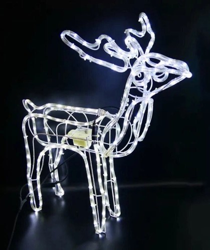 Renna luminosa natale - renna, 3d