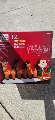 Gemmy piedi babbo natale - gemmy,