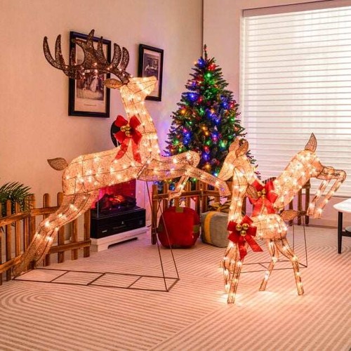 Illumina renne famiglia - renne,