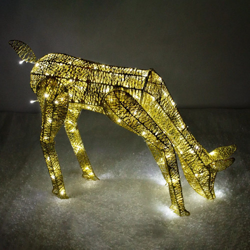 Renna natale luminosa - di,