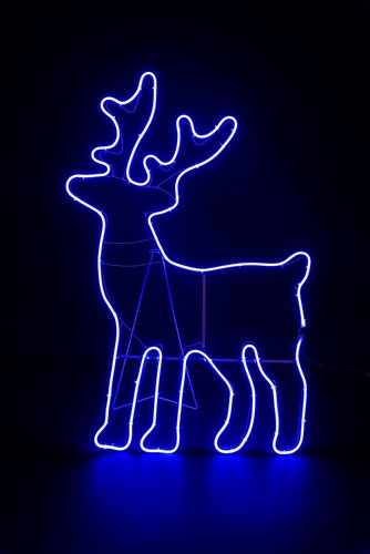 Corda neon luce sagoma natale - neon,