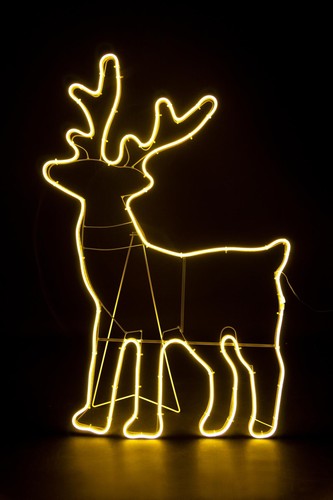 Corda neon luce sagoma natale - neon,