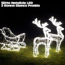 Slitta Natalizia LED con 2