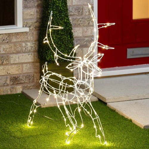 Decorazione cervo lightup led - decorazione,