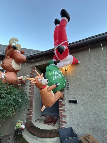 Babbo natale renne - natale,