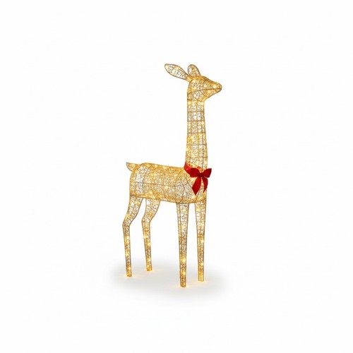 Cervo natale led rattan - cervo,