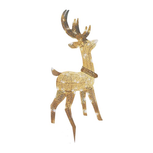 Renna natale illuminata - di,
